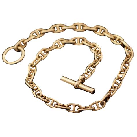 hermes chaine d'ancre collier|hermes chaine d ancre necklace.